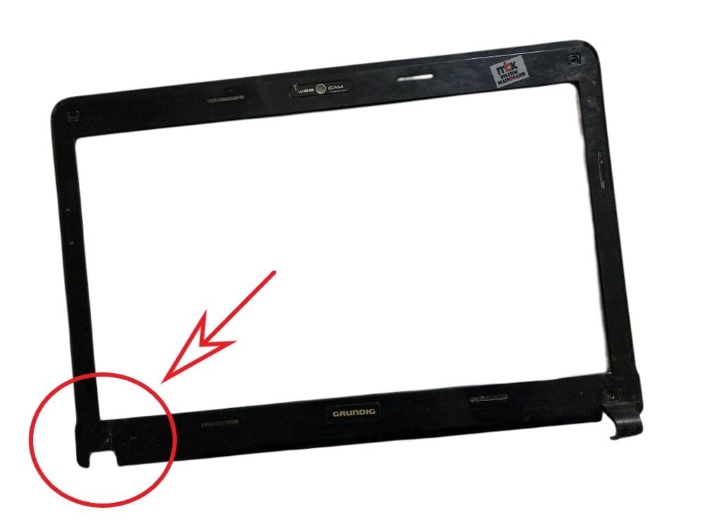 Grundig Gnb 1440 1445 1455 1465 Ncl50 Ncl60 1440 a1 a8 v5 Notebook Lcd Ekran Çerçeve Bezel AP0GA0007101AB