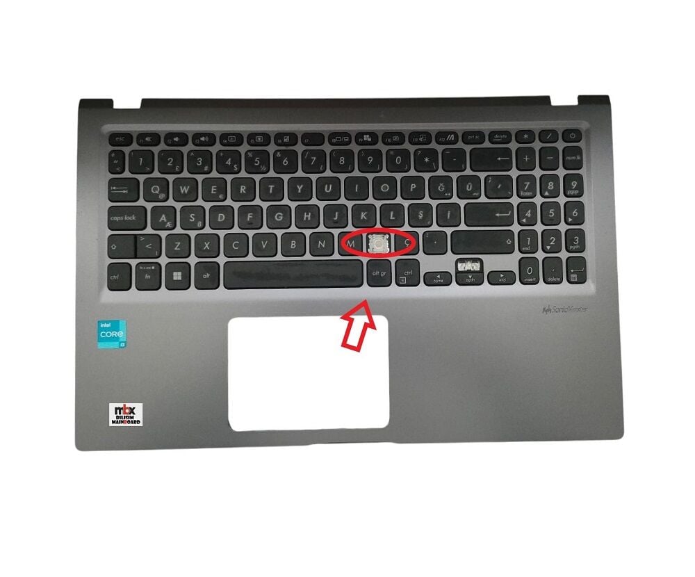 Asus VivoBook X515JA X515 F515 Orijinal Üst Kasa Klavye Kasa 13N1-CEA0W11