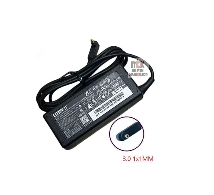 Acer 3.0mm - 1.1mm / 19v - 3.42a 65w Orijinal Notebook Adaptör