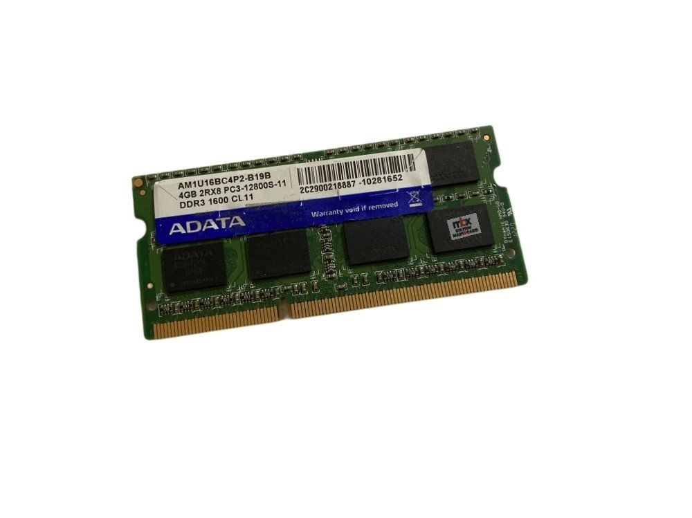 Adata Ddr3 4gb Notebook Ram 2rx8 pc3-12800s-11