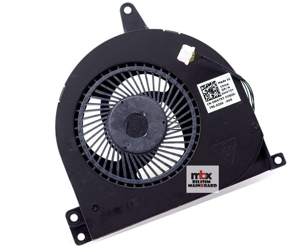 Dell Latitude 5470 E5470 P62G Cpu Sogutucu Fan WKT5Y 0WKT5Y DFS501105PROT