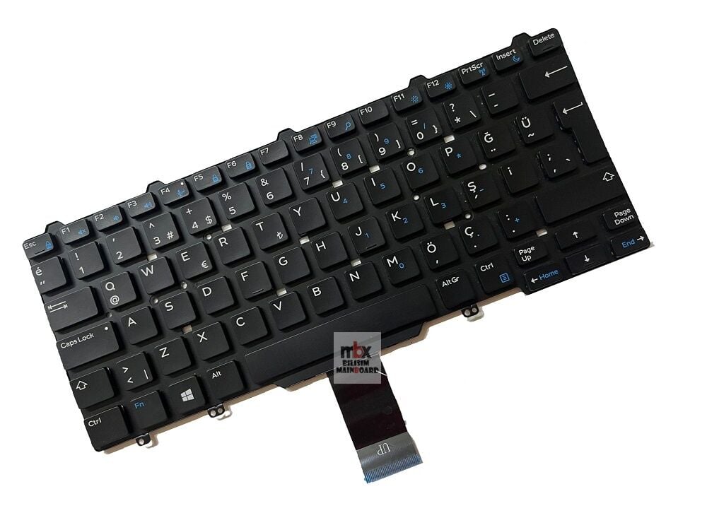 Dell Latitude 5470 E5470 P62G Notebook Klavye PK1313D3A28 MP-13L76TQ6698 CN-01R5C1